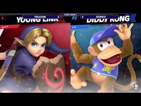 DMGC #183 - Trejohn6 (Young Link, Toon Link) vs AtomicK (Diddy Kong) - SSBU