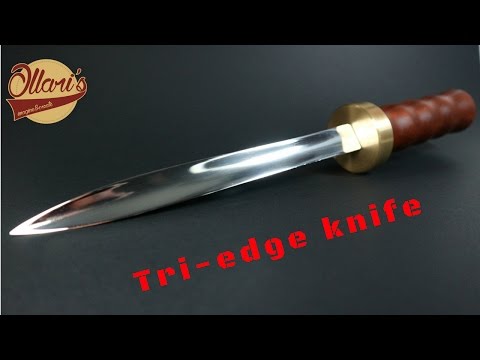 Making the Forbidden Tri-edge Dagger Knife