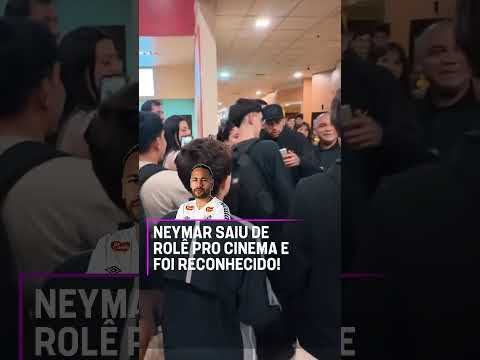 IMAGINA IR AO CINEMA E DAR DE CARA COM O NEYMAR!? 🤯 #shorts