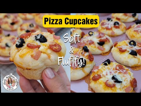 Pizza Cupcakes | Soft & Fluffy | So good!