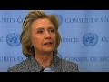 HILLARY CLINTON Addresses Email Controversy - YouTube
