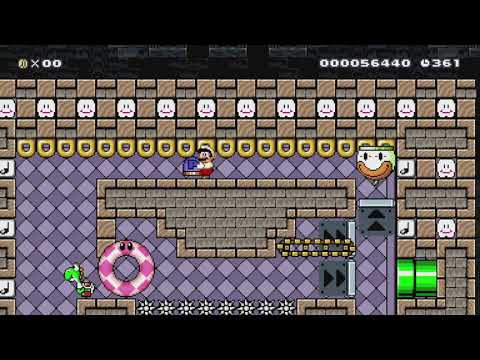 Abduction Escape (Puzzle) by ExpDruid - Super Mario Maker - No Commentary 1bn