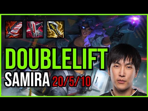 DOUBLELIFT - SAMIRA vs. LUCIAN ADC | NA CHALLENGER | PATCH 11.1 | QUADRAKILL