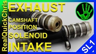 how to replace an exhaust and/or intake camshaft position solenoid