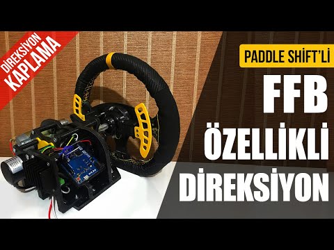 DIY Steering Wheel 200Watts DC Engine controlled by X-Sim constructed by  Cougarsymulations
