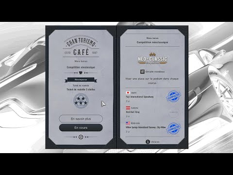 Livre de Menu Bonus n°43 - Neo-Classic Competition - @ Fuji