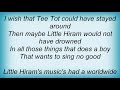 Hank Williams Jr. - Tee Tot Song Lyrics