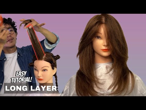 HOW TO LONG LAYERED HAIRCUT