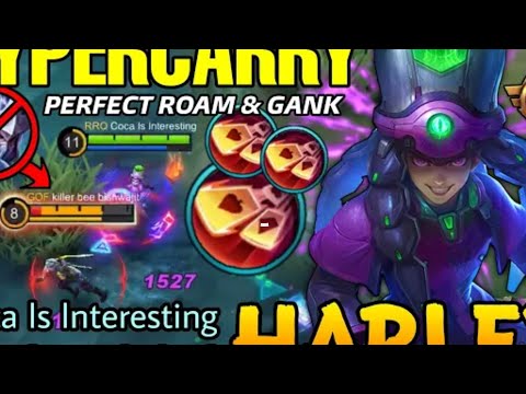 Hypercarry Harley Nonstop Roam & Gank ! Top Global Harley By Coca Is Interesting- MLBB