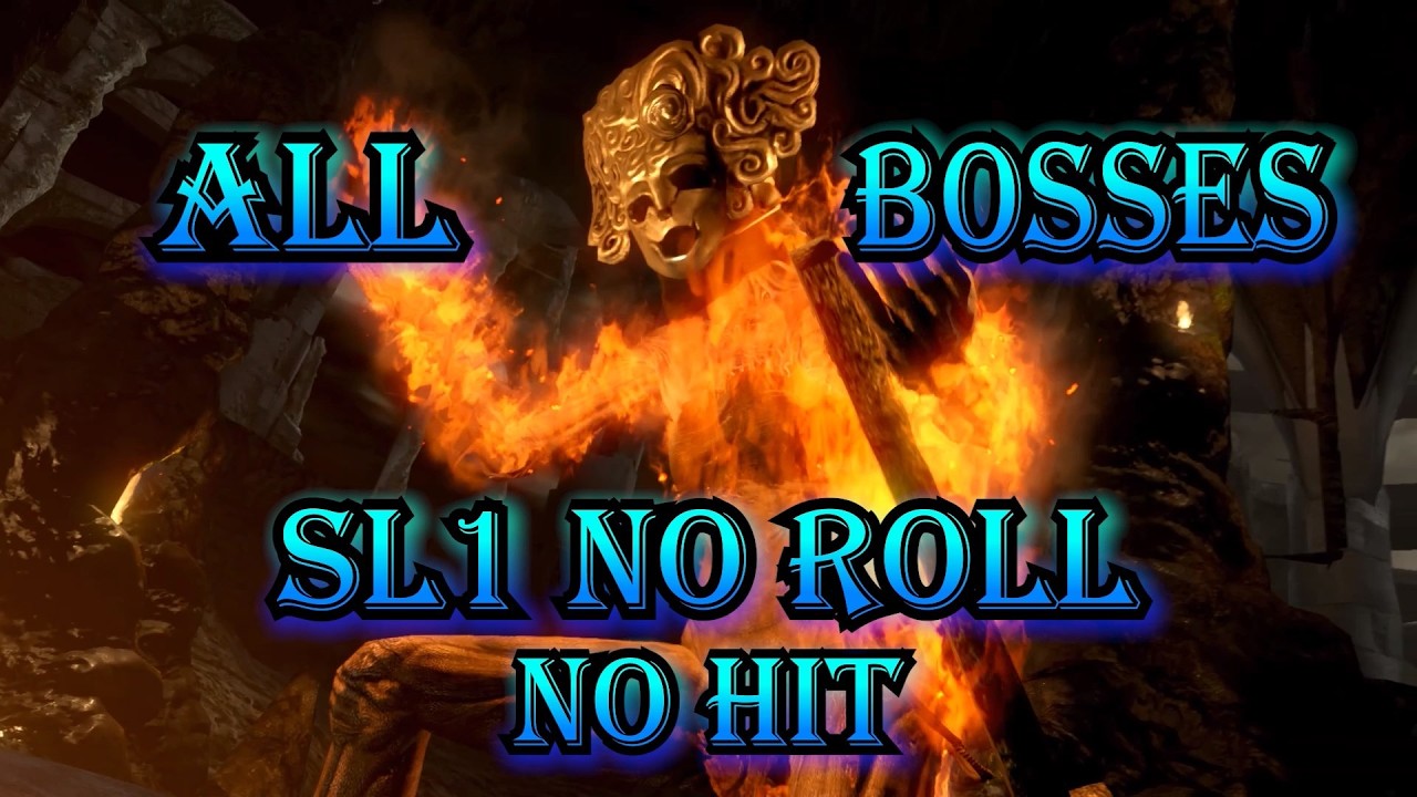 (World's First) Dark Souls SL1 No Roll All Bosses No Hit Rangeless - YouTube