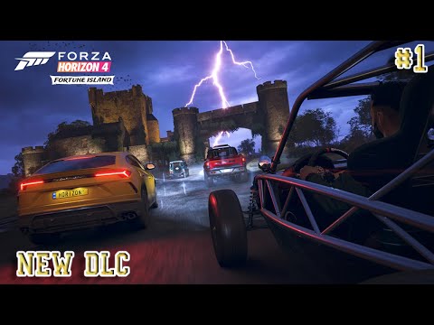 DLC FH4 | Fortune island | Logitech g29 + Shifter gameplay | Part 1