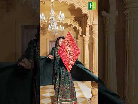 Hirwa Shehzadi Heavy Rayon Wholesale Anarkali Kurti With Dupatta Catalog – product video thumbnail