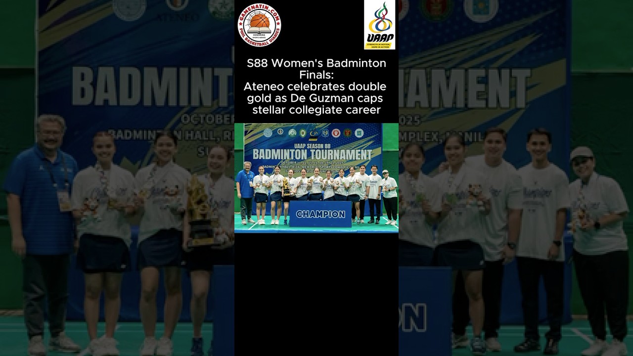 UAAP Women's Badminton: Mika de Guzman leads Ateneo back to title glory
