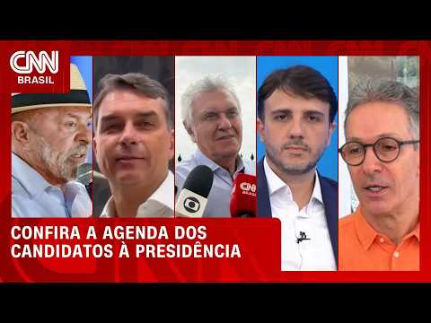Eleições 2026: confira a agenda dos candidatos à presidência | LIVE CNN