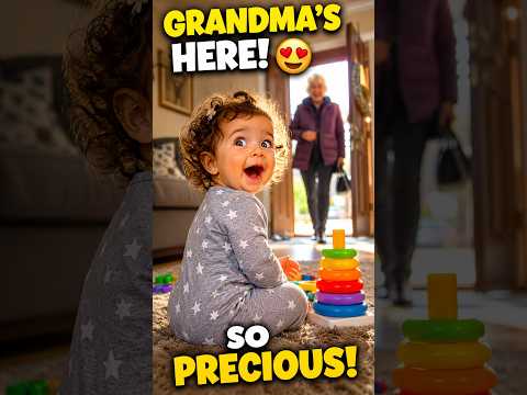 Baby's Reaction When Grandma Walks In 😍 SO Precious!