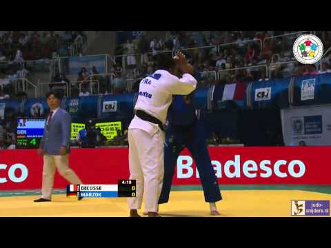 Judo 2013 World Championships: Decosse (FRA) - Marzok (GER) [-70kg]