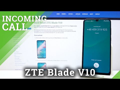 ZTE Blade 10 - Incoming Call Presentation & Settings