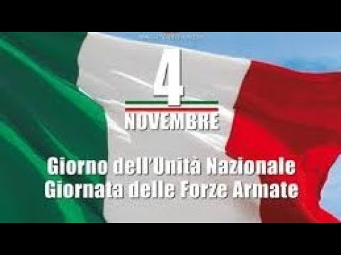 4 Novembre - Giornata dell'unità nazionale e delle forze armate