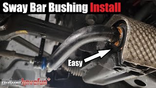 How to REPLACE SWAY BAR Bushings | AnthonyJ350