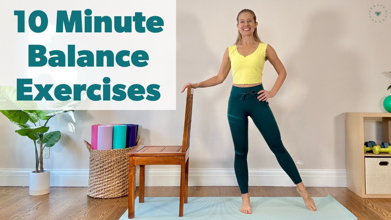 10 Minute Balance Exercises - YouTube