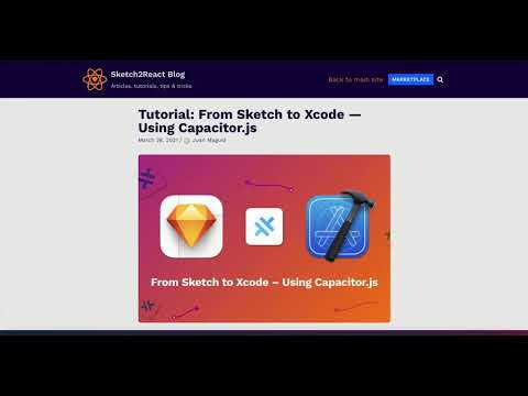 Sketch2React 2021 Update – From our app out to Xcode app under 5 minutes