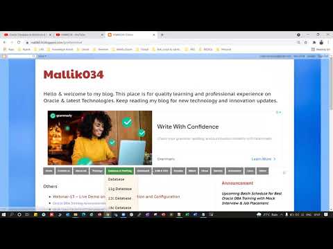 Introduction to New DBA blog https mallik034 blogspot com || Regular DBA or Technical Updates