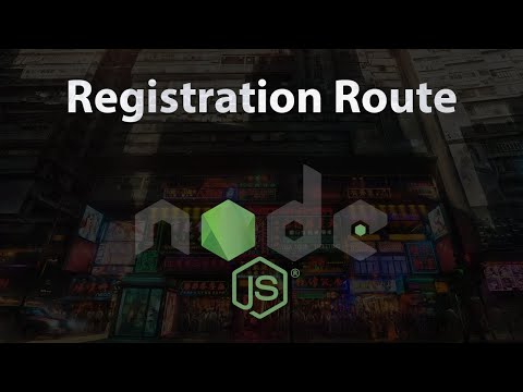 Registration Route