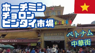 観光では行かないベトナム【ホーチミン中華街・チョロン】ビンタイ市場と街歩き