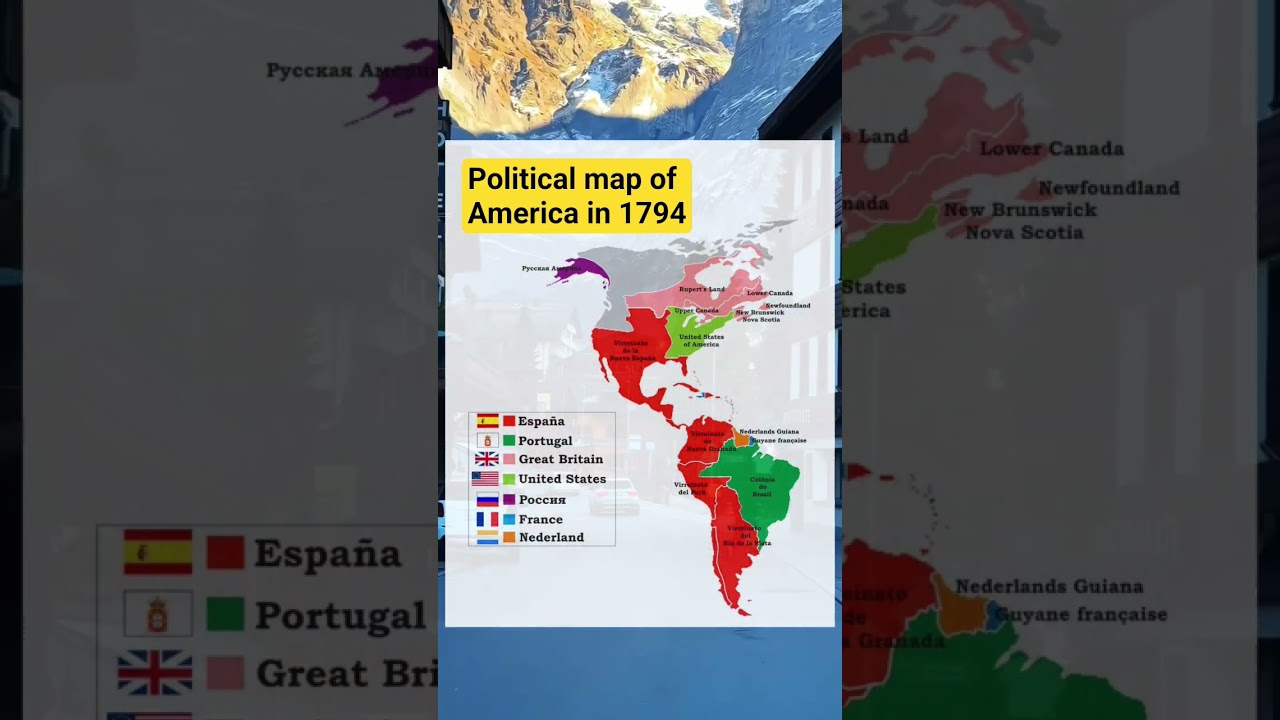 Political map of America in 1794 🇺🇸 #map #data #geographic #dmfacts81 #mapseries