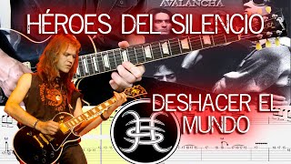 Héroes del Silencio - Deshacer el mundo | Guitar Tab | Lesson | Tutorial &amp; Score 🎸