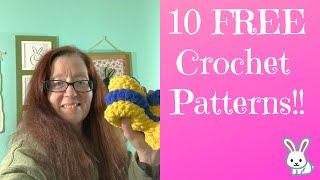 10 Free Crochet Patterns You Can Crochet Today!