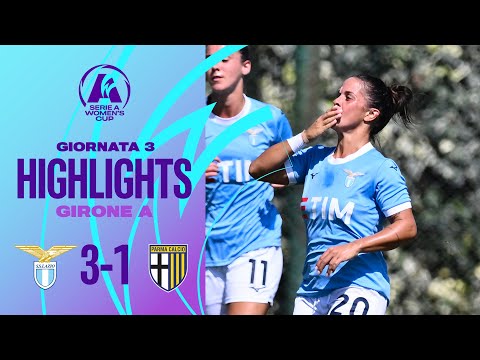 Lazio-Parma 3-1 | Una magia su punizione di Simonetti apre il tris biancoceleste | #SerieAWomenscup