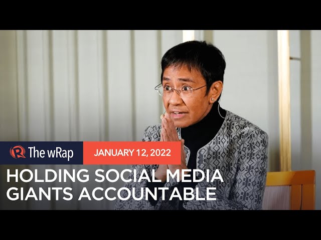 Maria Ressa to Senate: Make law holding social media giants liable for lies spread