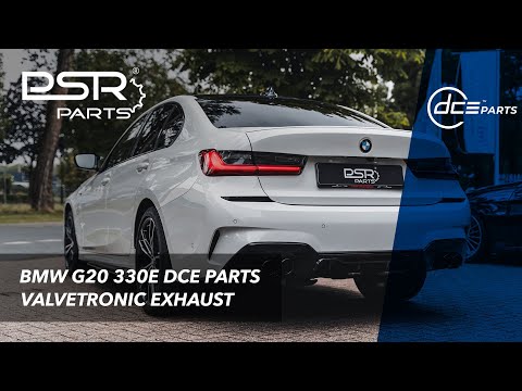 BMW G20 330e || DCE Parts Valvetronic Axleback Sound || OEM Downpipe & OPF - Stock ECU