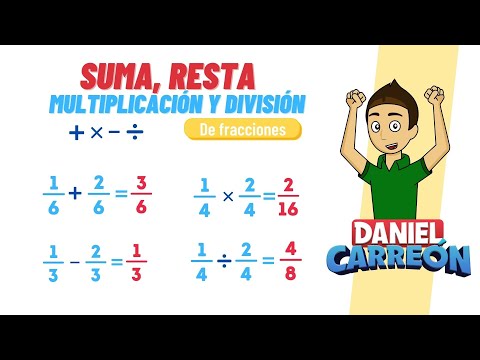 ADDITION, SUBTRACTION, MULTIPLICATION AND DIVISION OF FRACTIONS Super easy - For beginners.