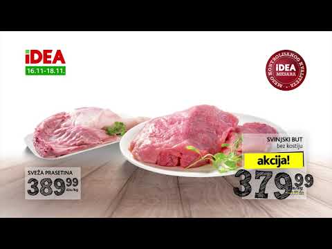 IDEA | Vikend akcija 16.11 - 18.11.2018.