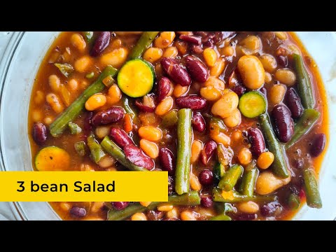 3 BEAN SALAD RECIPE SOUTH AFRICA | Nutritional Three Bean Side Salad