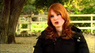 HALLMARK CHANNEL - BACKYARD WEDDING - Alicia On the relationship between Kim and Evan