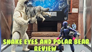 GIJOE CLASSIFIED( M.A.S.S)SNAKE EYES AND POLAR BEAR REVIEW #gijoeclassified #actionfigure #review