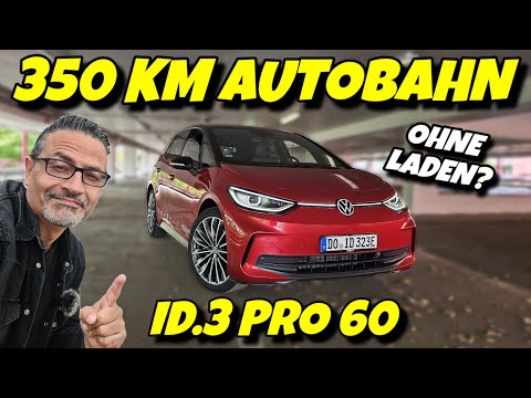Das Volksauto? VW ID.3 Pro 60 Autobahnreichweite und Ladezeit im Test. #ev