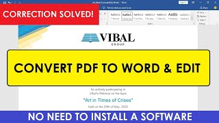 Edit Your Certificate - Convert PDF to WORD & Edit the Easy Way