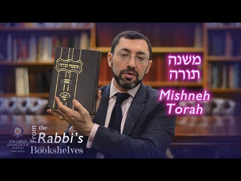 From the Rabbi's Bookshelves 52 FINALE - Mishneh Torah