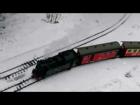 Winterdampf mit BR 996001 Live Steam Echtdampf