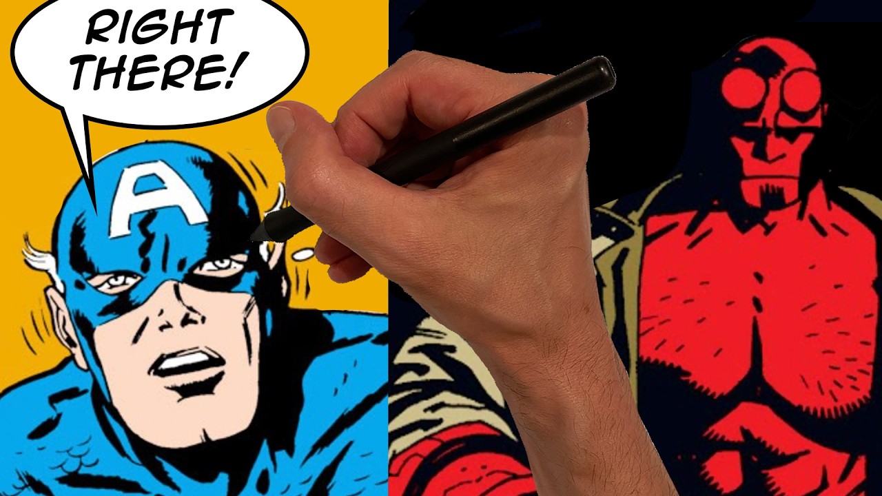 How to Draw Shadows like a Jack Kirby / Mike Mignola PRO!
