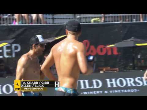 AVP Seattle Open 2017 Men's Semi-Final: Crabb/Gibb vs Allen/Slick