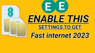 EE APN Settings Android 4G LTE | EE Sim card internet Settings