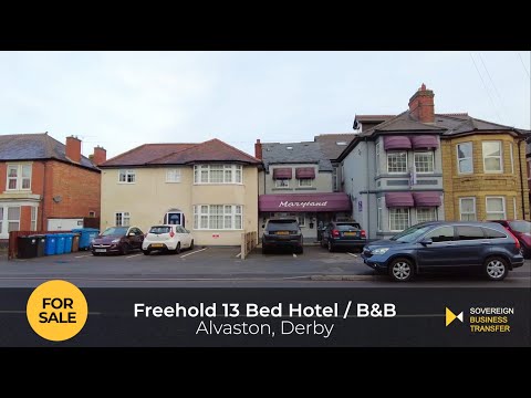 Freehold 13 Bed Hotel/B&B with Parking For Sale Derby
