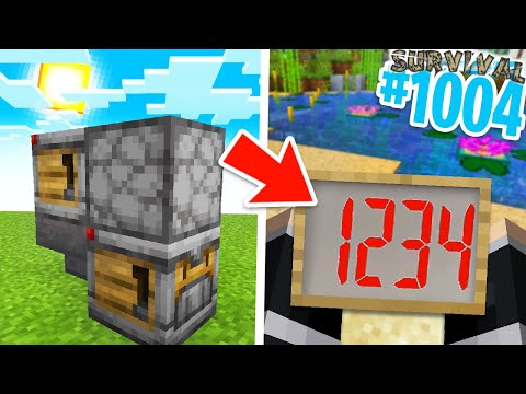 EPIC Minecraft COUNTER CREATION with CRAFTER