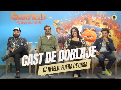 Platicamos con el cast de doblaje de 'Garfield: Fuera de Casa'