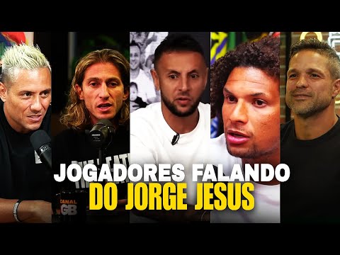 JOGADORES FALANDO DO JORGE JESUS ❤️‍🩹🖤❤️‍🩹🖤